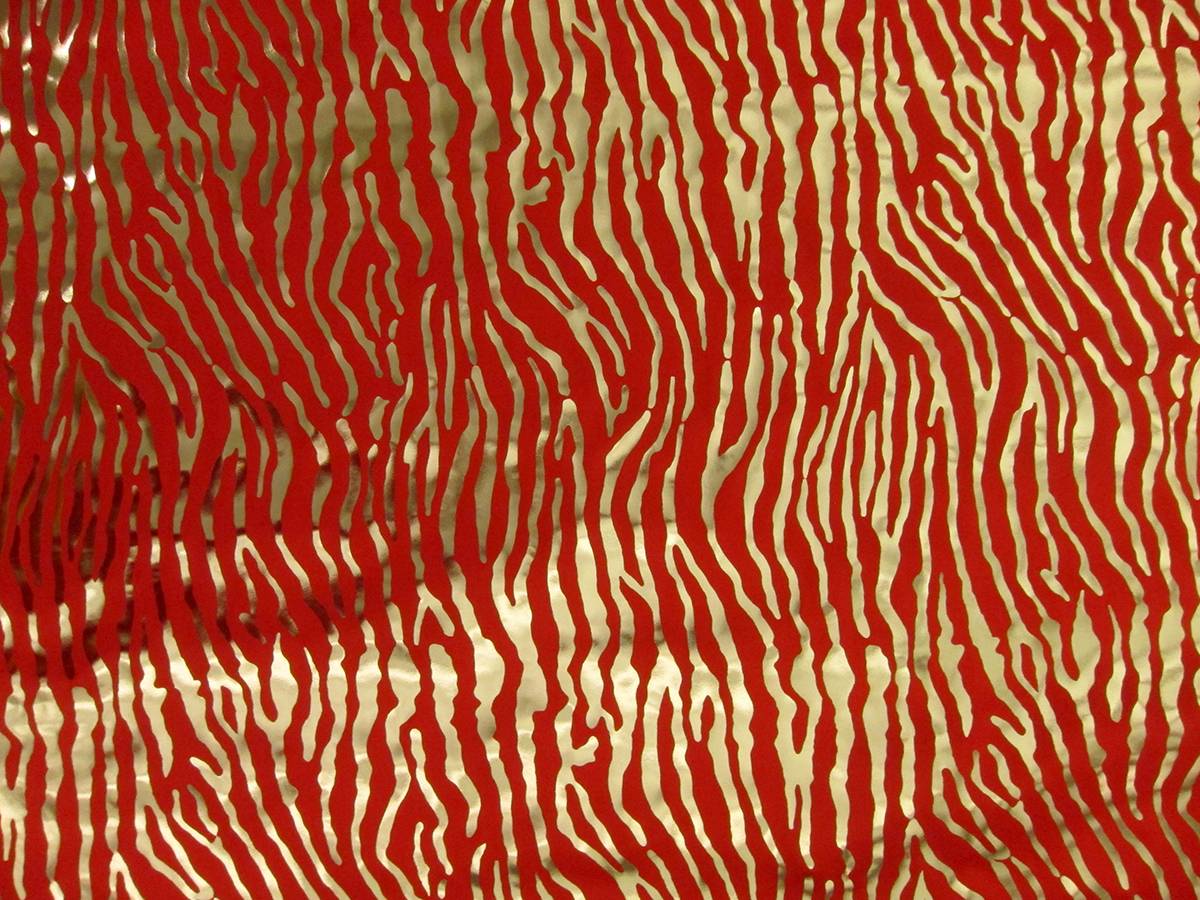 Metallic Printed Silk Charmeuse0