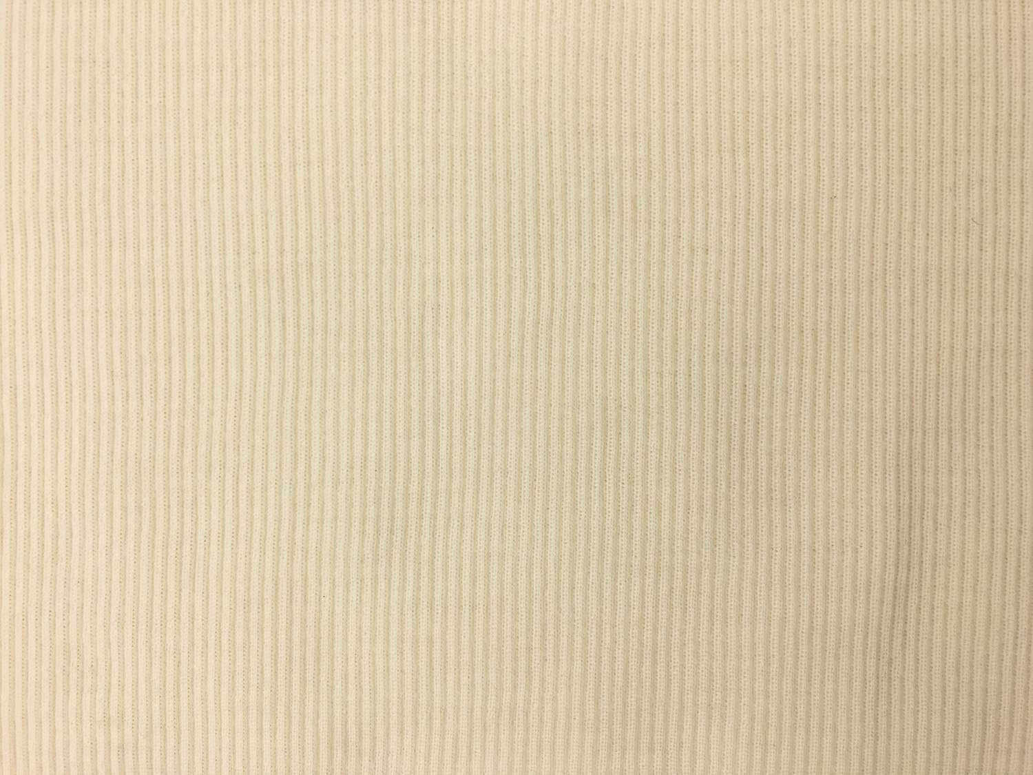 Virgin Wool Rib Knit in Winter White0
