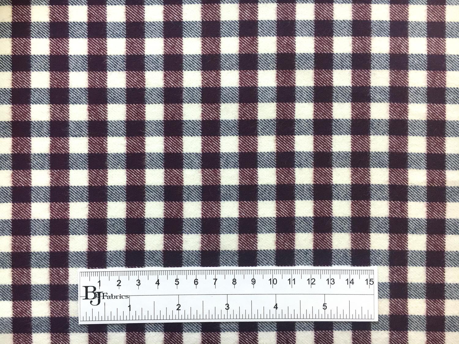 Cotton Wool Blend Flannel Check3