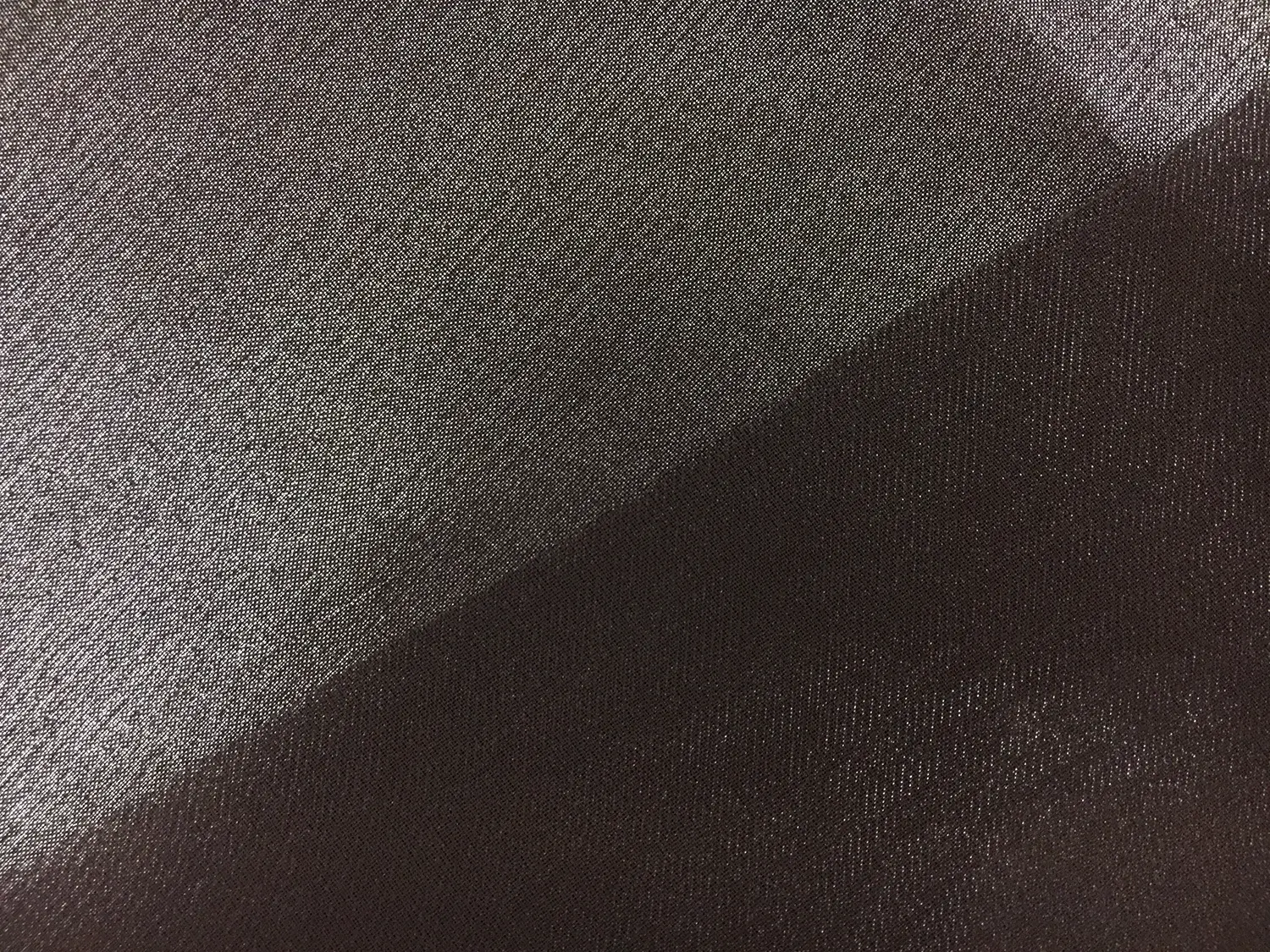 Microfiber Silver Metallic Chiffon in Espresso 2