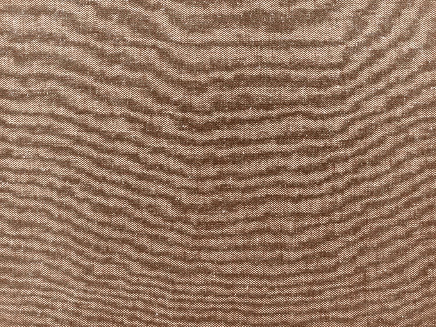 Yarn Dyed Linen Cotton Blend in Nutmeg2