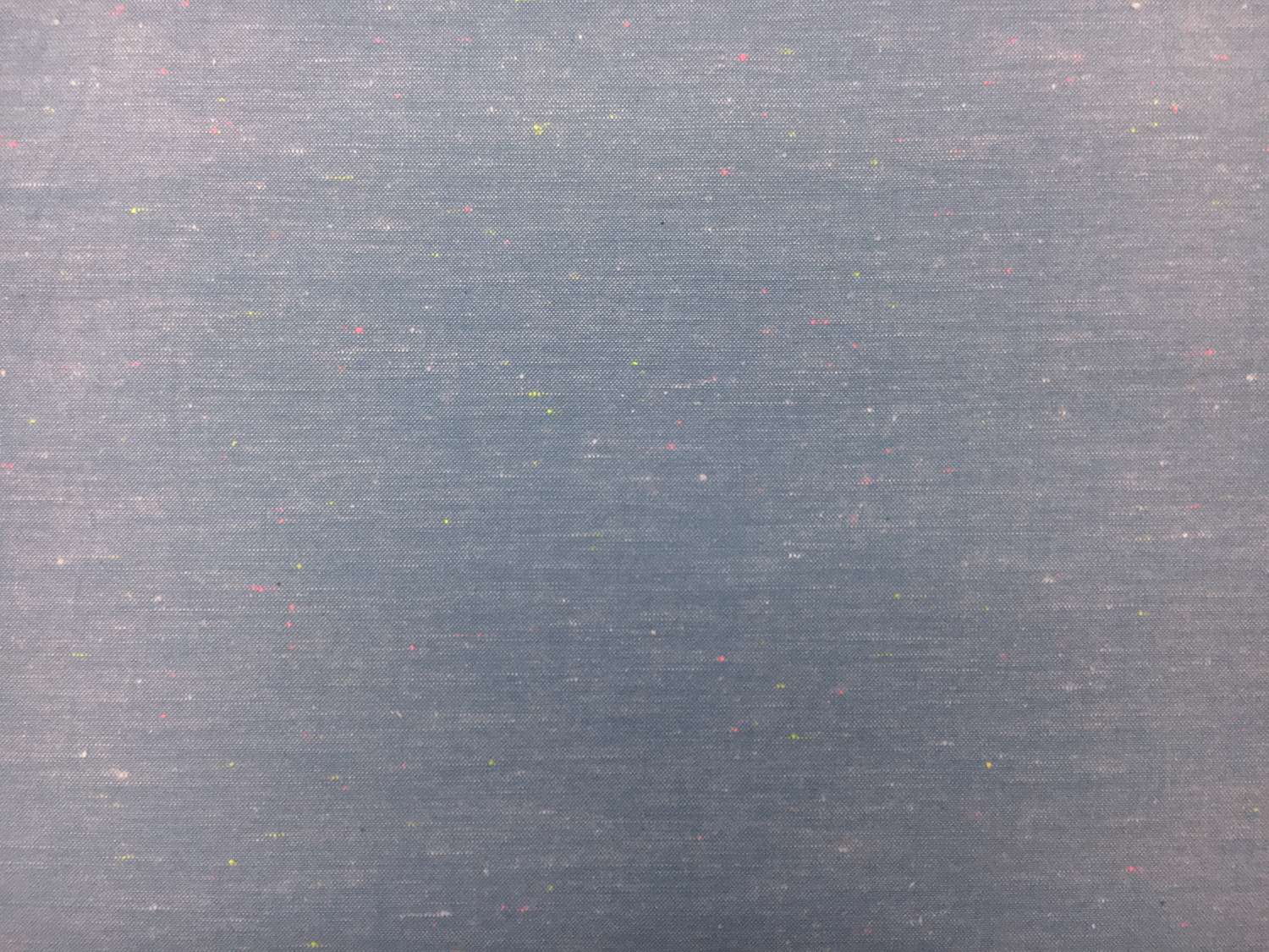 Cotton Chambray Novelty In Blue With Neon Specks0