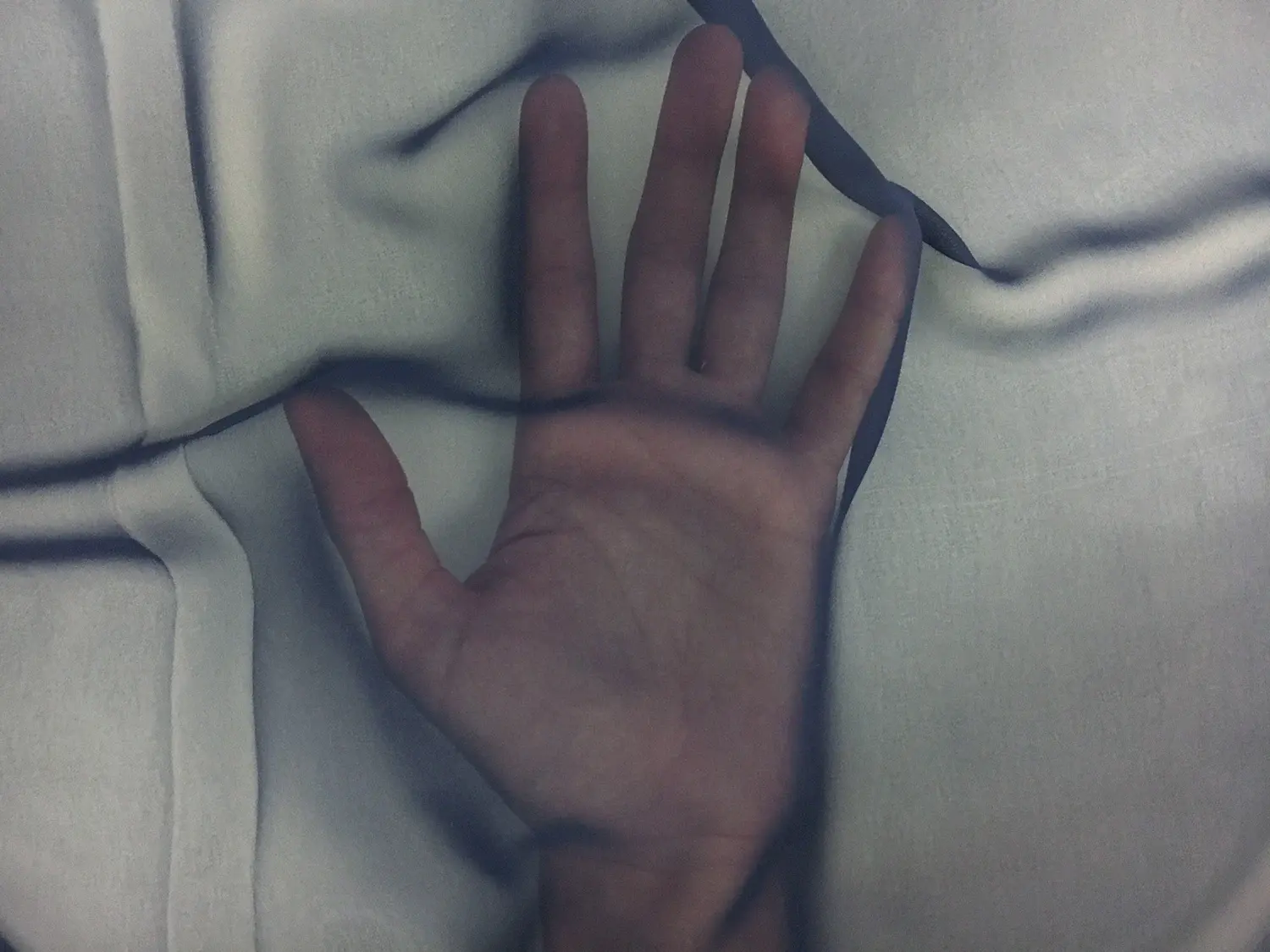 Japanese Polyester Chiffon in Navy2