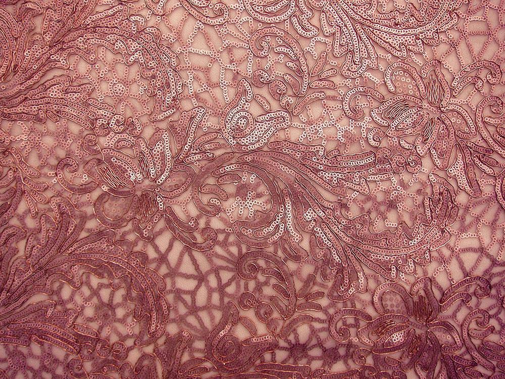 Tulle with Sequins and Cording0