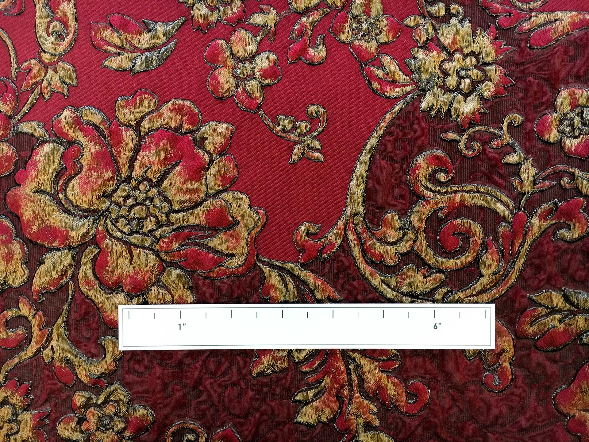 Swiss Silk Bend Cloque with Floral Filigree1