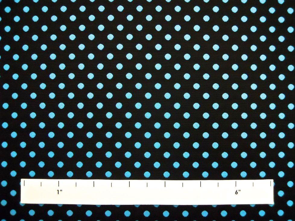 Polyester Rayon Blend Polka Dot Brocade1