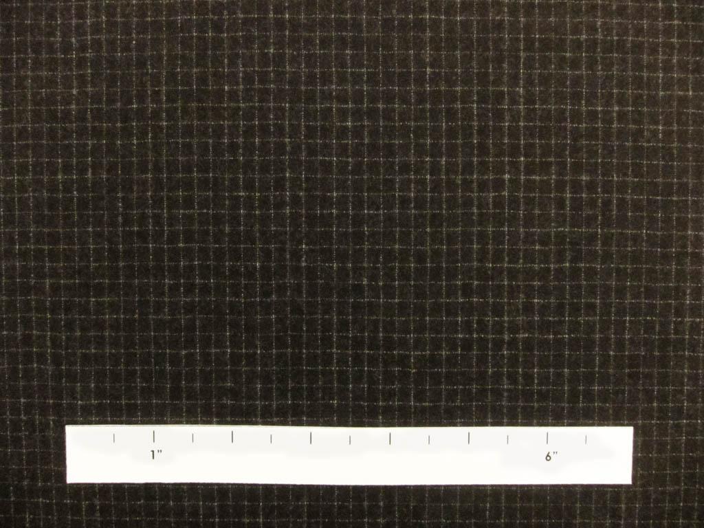 Virgin Wool Lycra Flannel Grid1