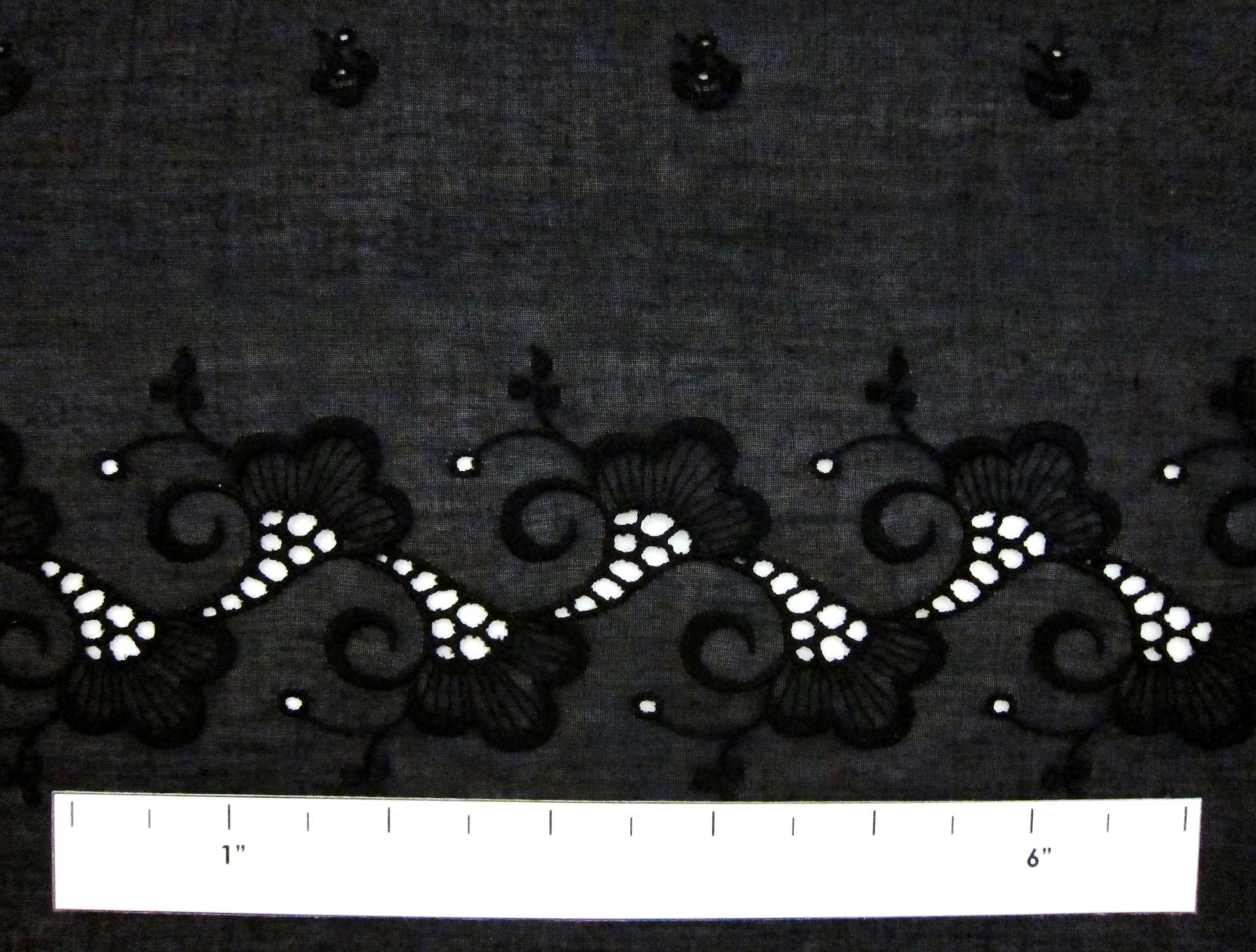 Embroidered Cotton Voile Eyelet2
