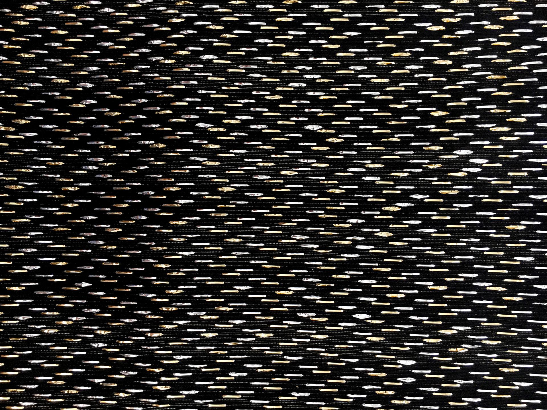 Silk and Cotton Blend Metallic Raffia1