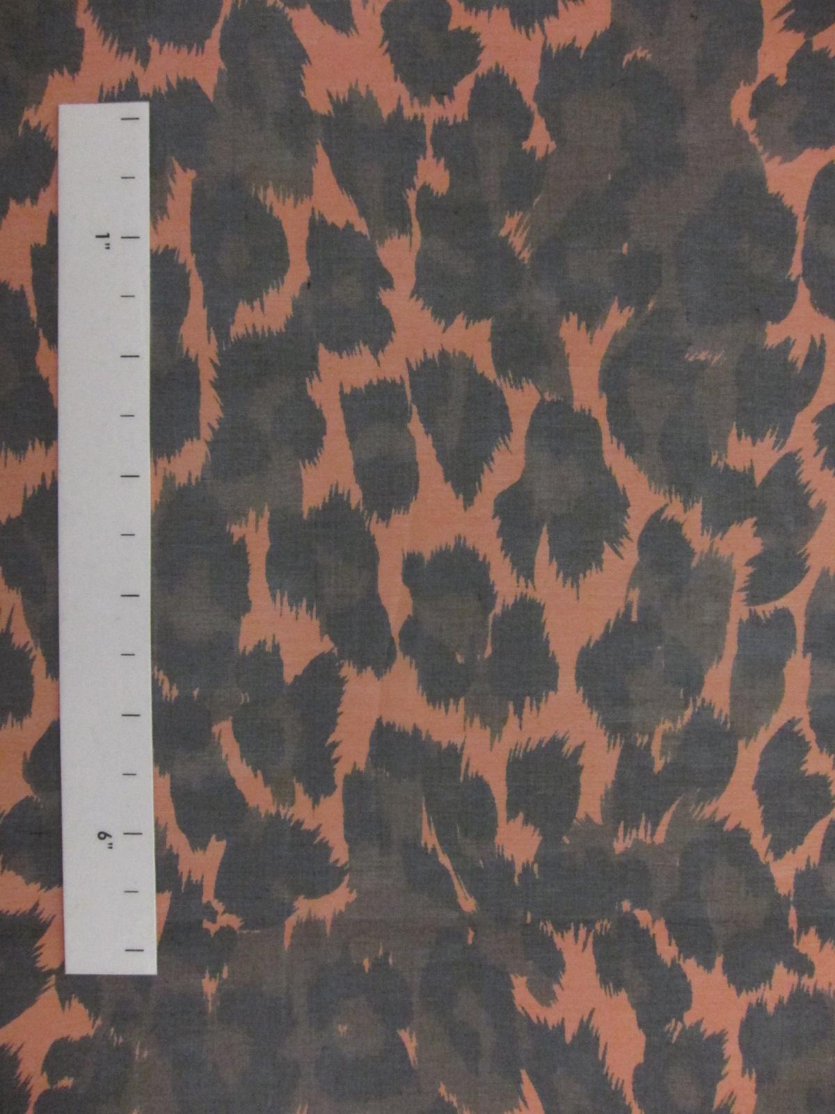 Iridescent Printed Silk Chiffon0