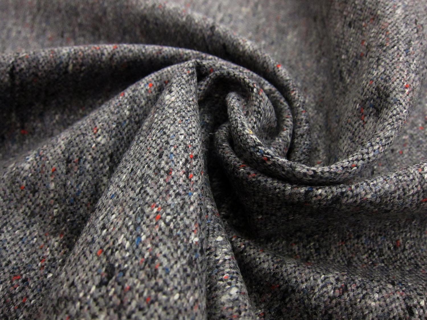 Italian Virgin Wool Blend Tweed 1