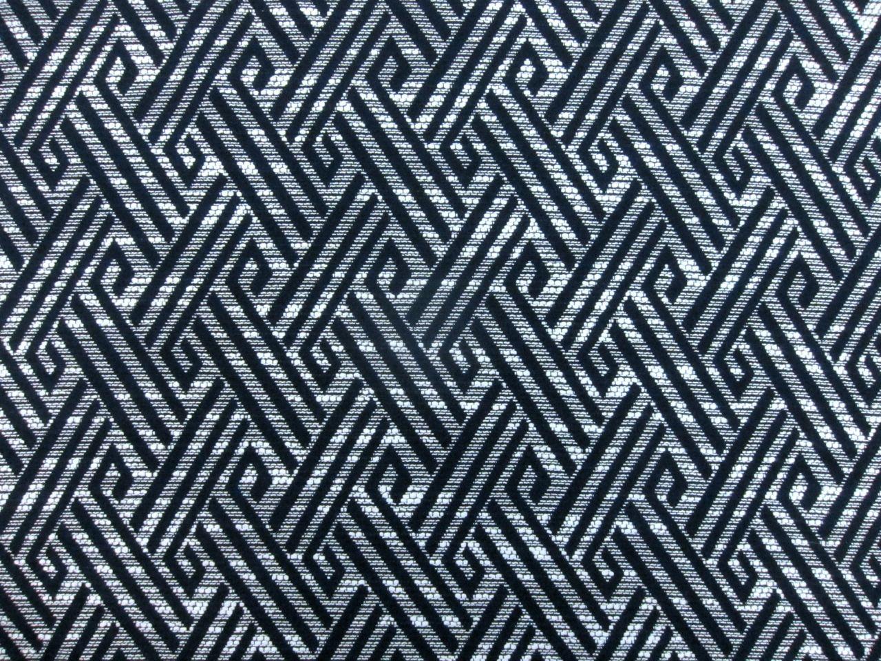 Cotton Poly Blend Ikat Tweed0