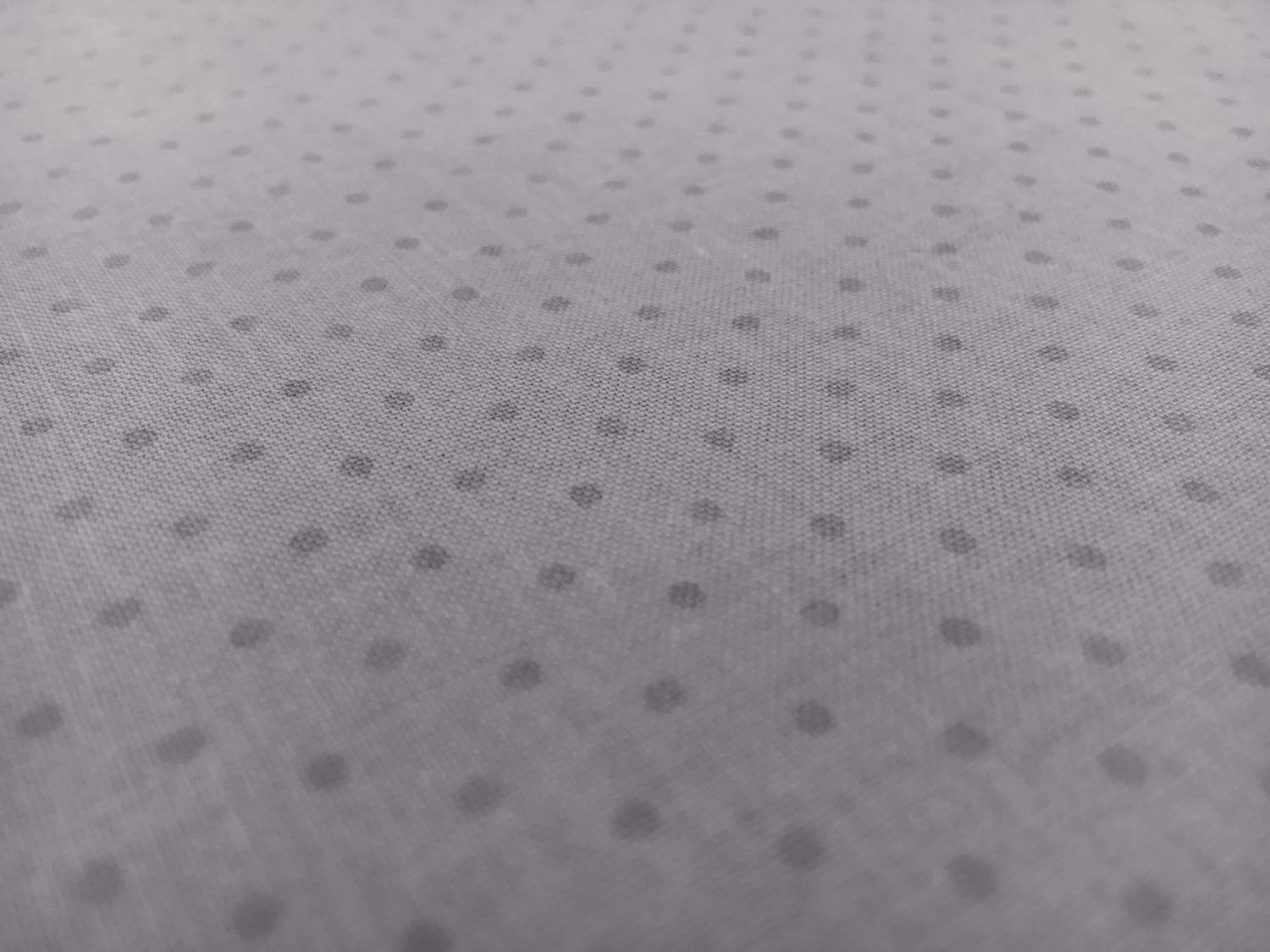 Cotton Broadcloth Polka Dot Print in Grey 2