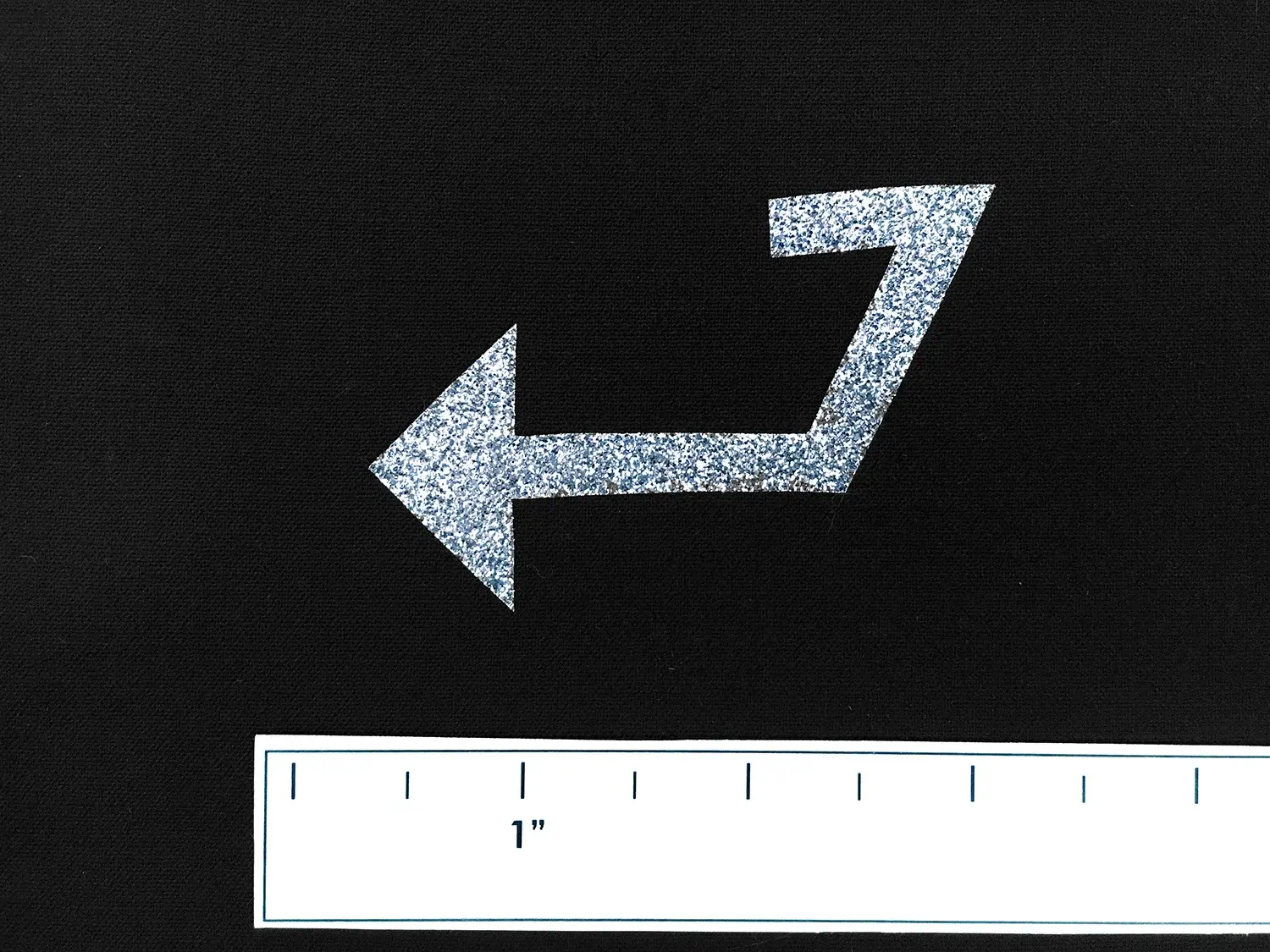 Heat Transfer Polyester Glitter Adhesive in Light Blue4