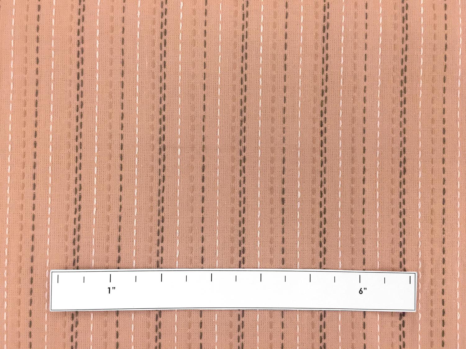 Cotton Woven Novelty With Stitched Stripes1