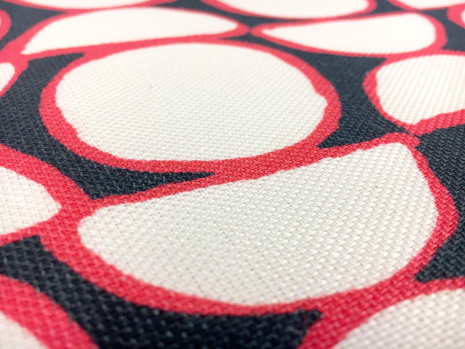 Cotton and Viscose Blend Light Weight Canvas with Geometric Patterns2