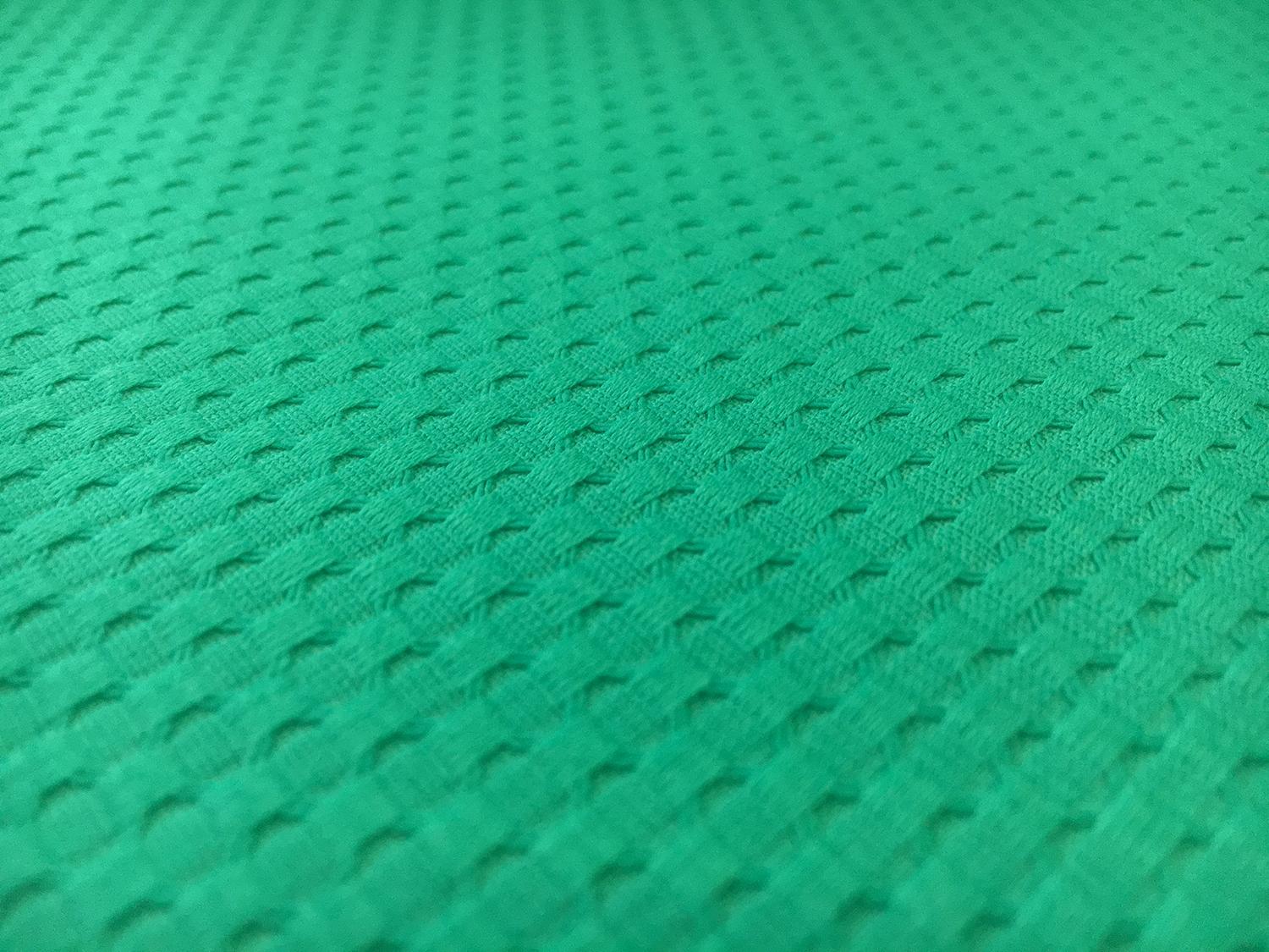 Cotton Stretch Pique in Jade Green0