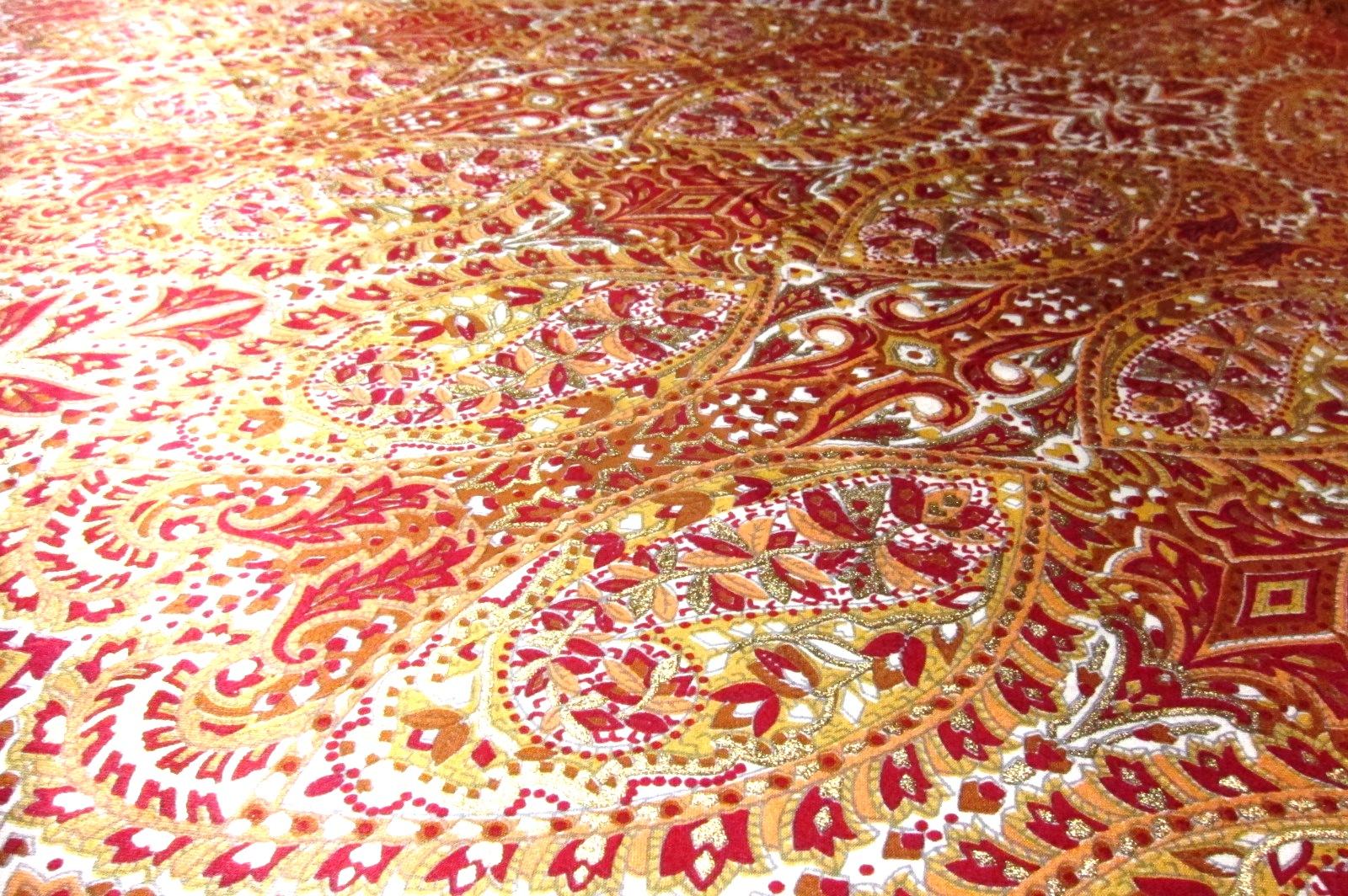 Printed Metallic Silk Charmeuse2