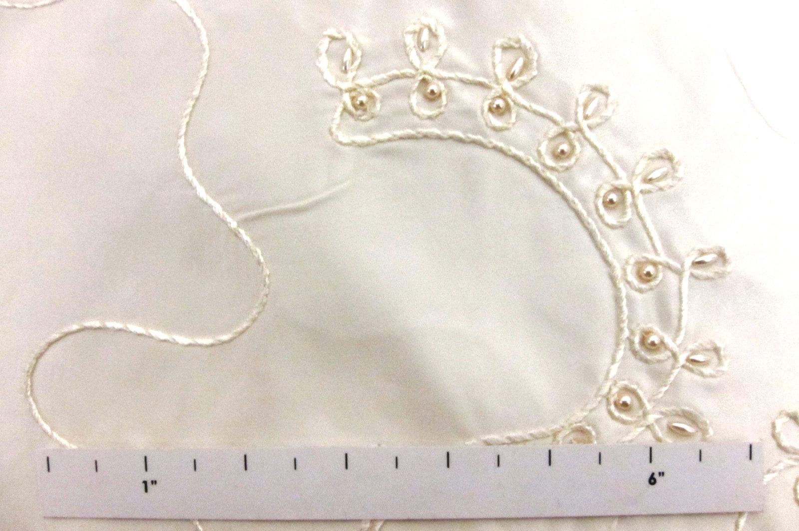 Beaded and Embroidered Silk Satin1