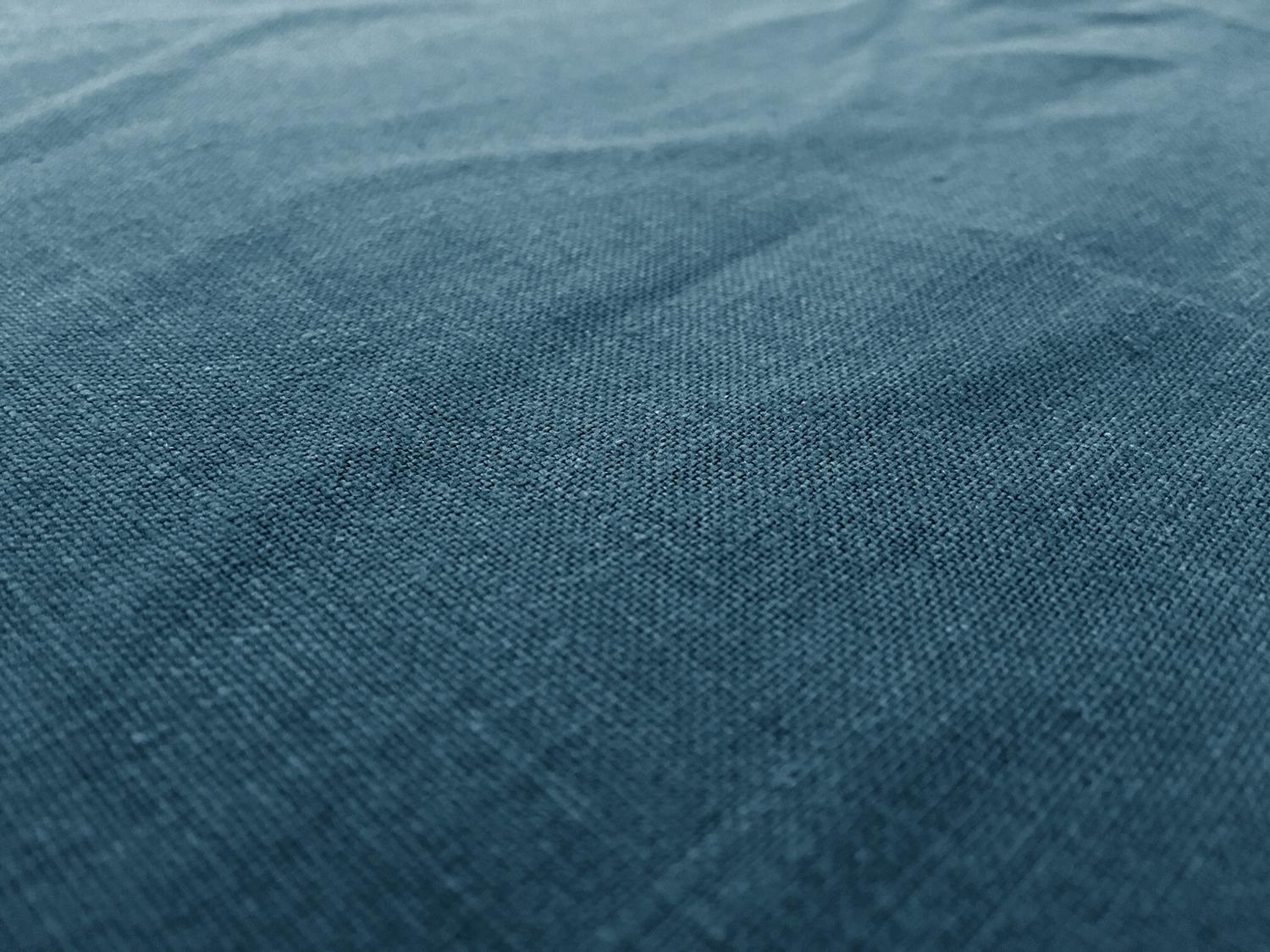Belgian Sanforized Linen in Teal0