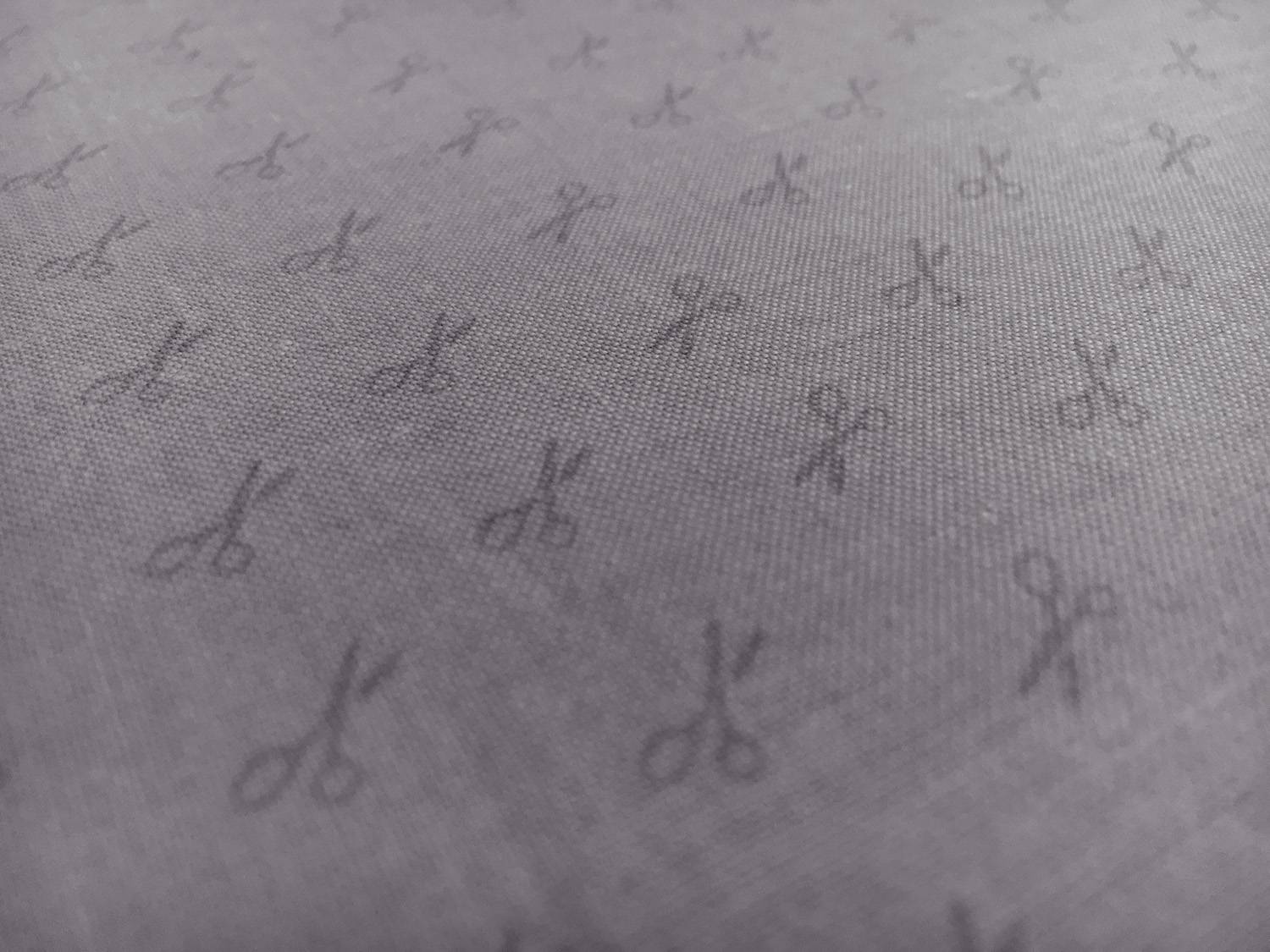 Cotton Broadcloth Little Scissors Print2
