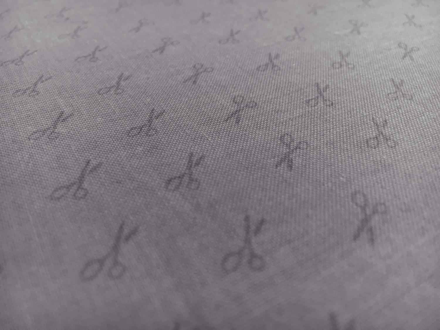 Cotton Broadcloth Little Scissors Print2