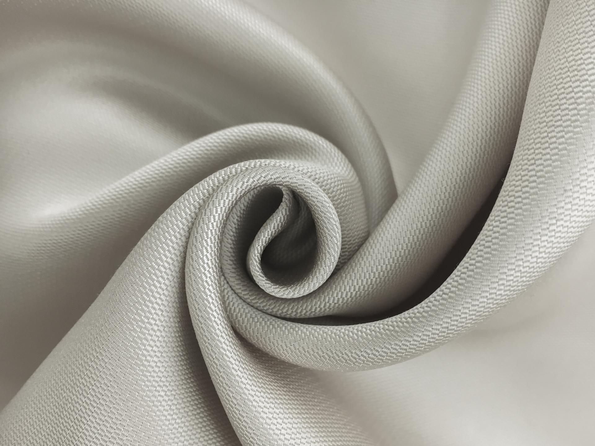 Silk Barathea in Pewter0