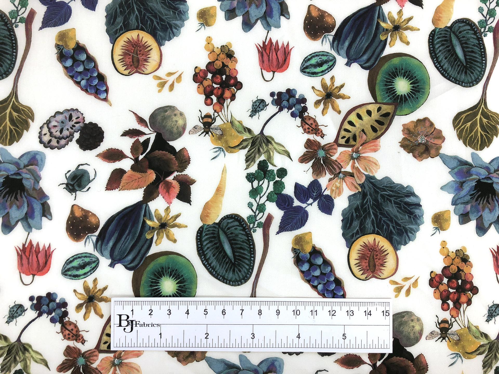 Liberty of London Cotton Lawn Floral Earth Print3