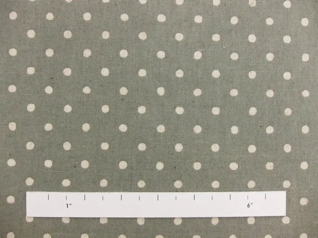 Japanese Cotton Linen Polka Dot Print1