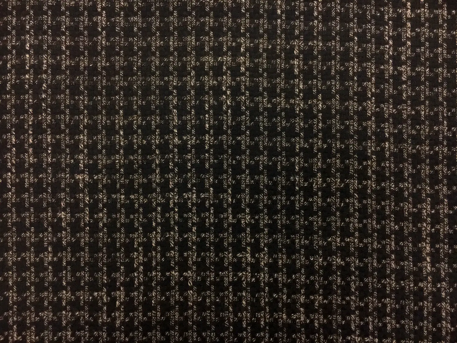 Italian Wool Bamboo Blend Novelty Suiting in Espresso 0