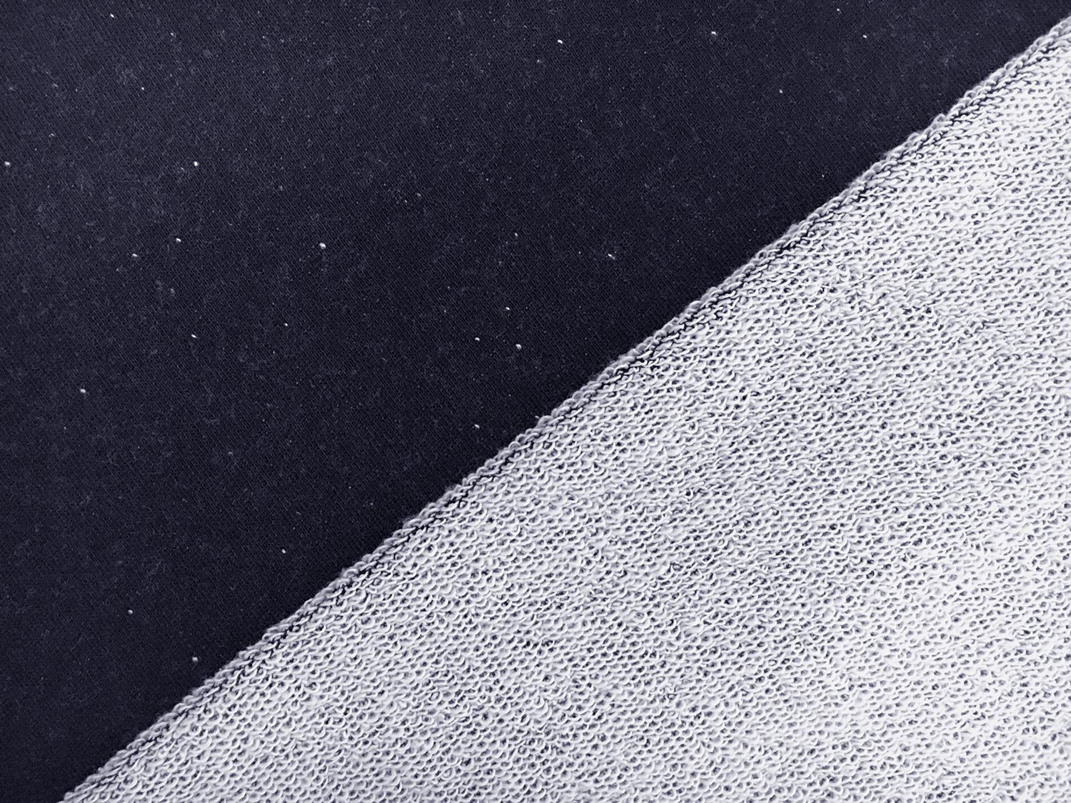 Cotton French Terry Knit in Indigo3