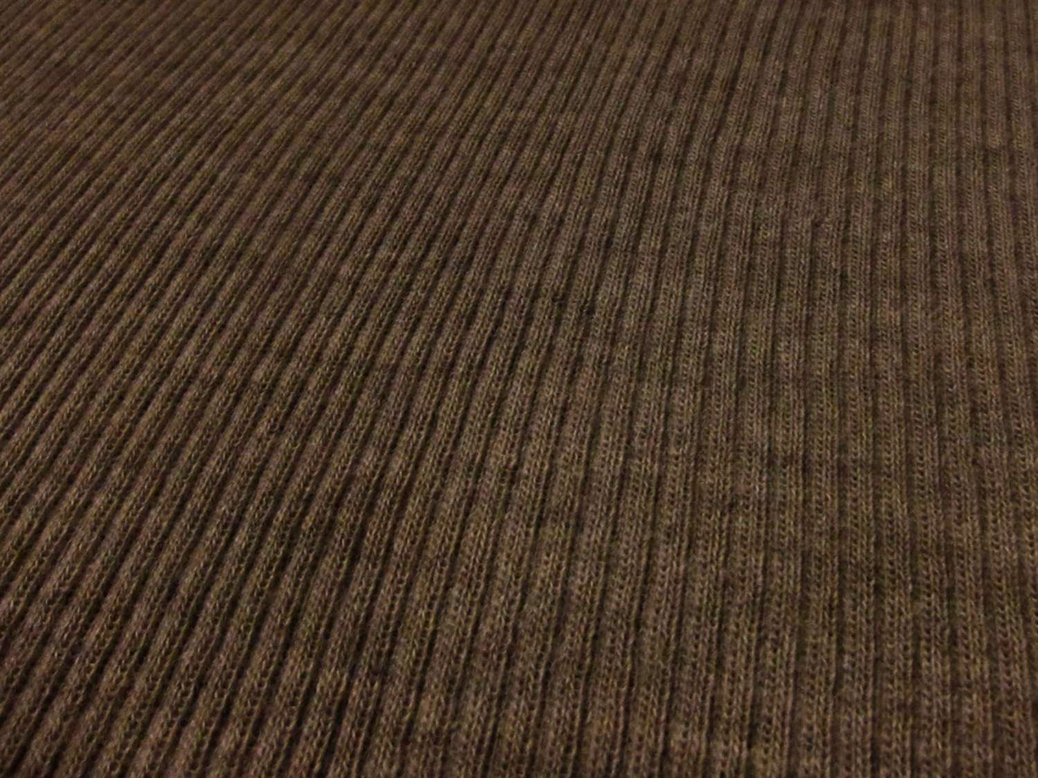 Virgin Wool Rib Knit in Mushroom0