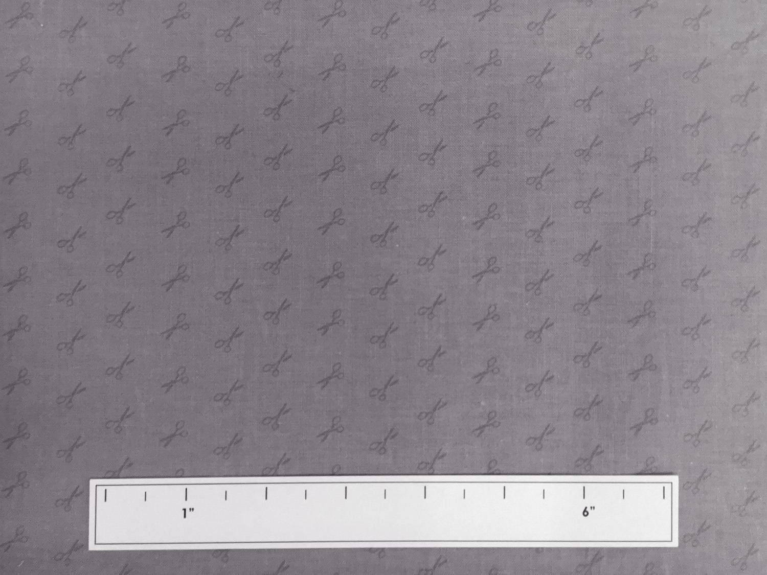 Cotton Broadcloth Little Scissors Print3