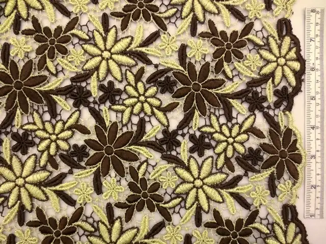 Metallic Guipure Lace0