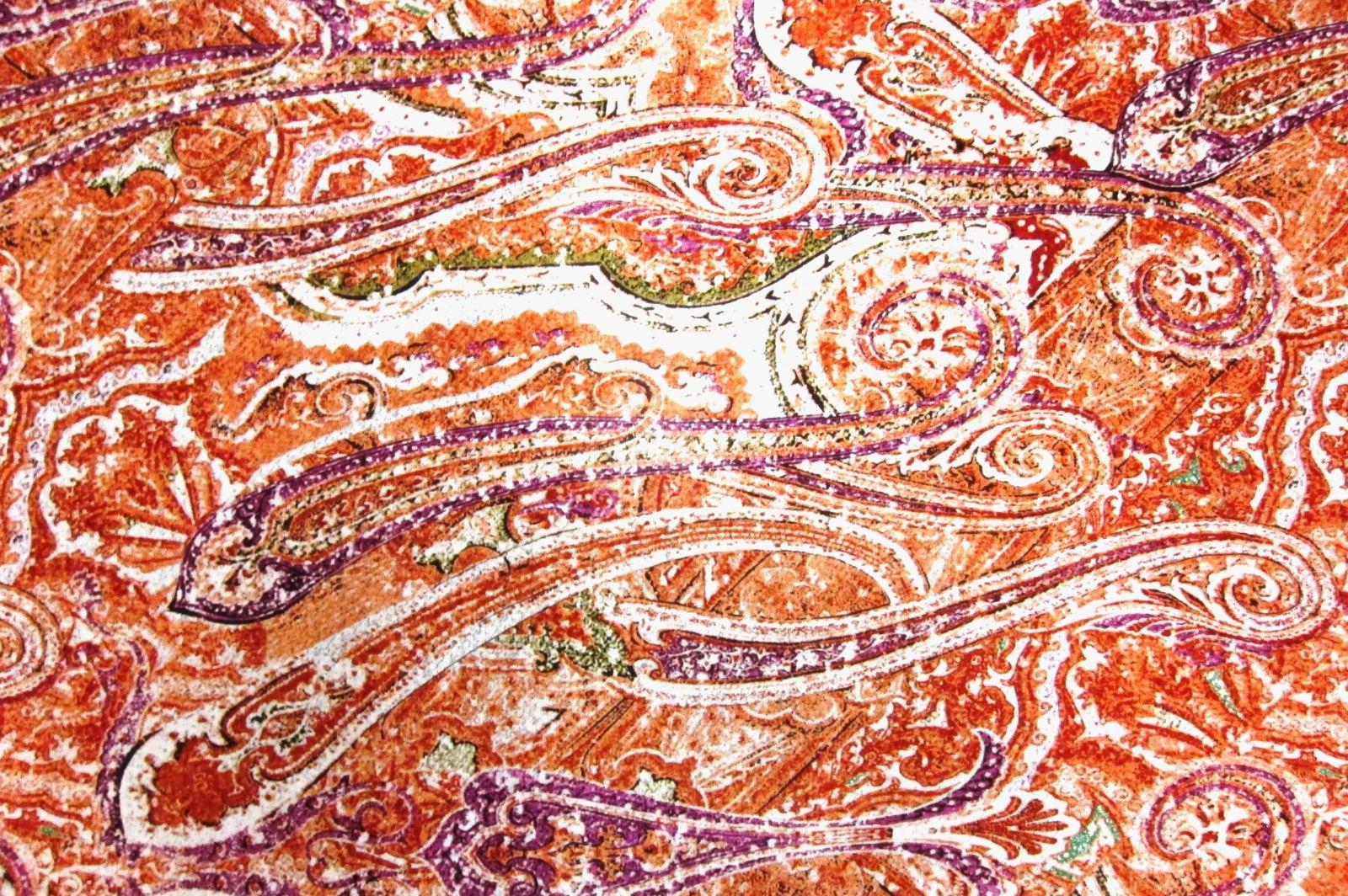 Printed Silk Charmeuse0