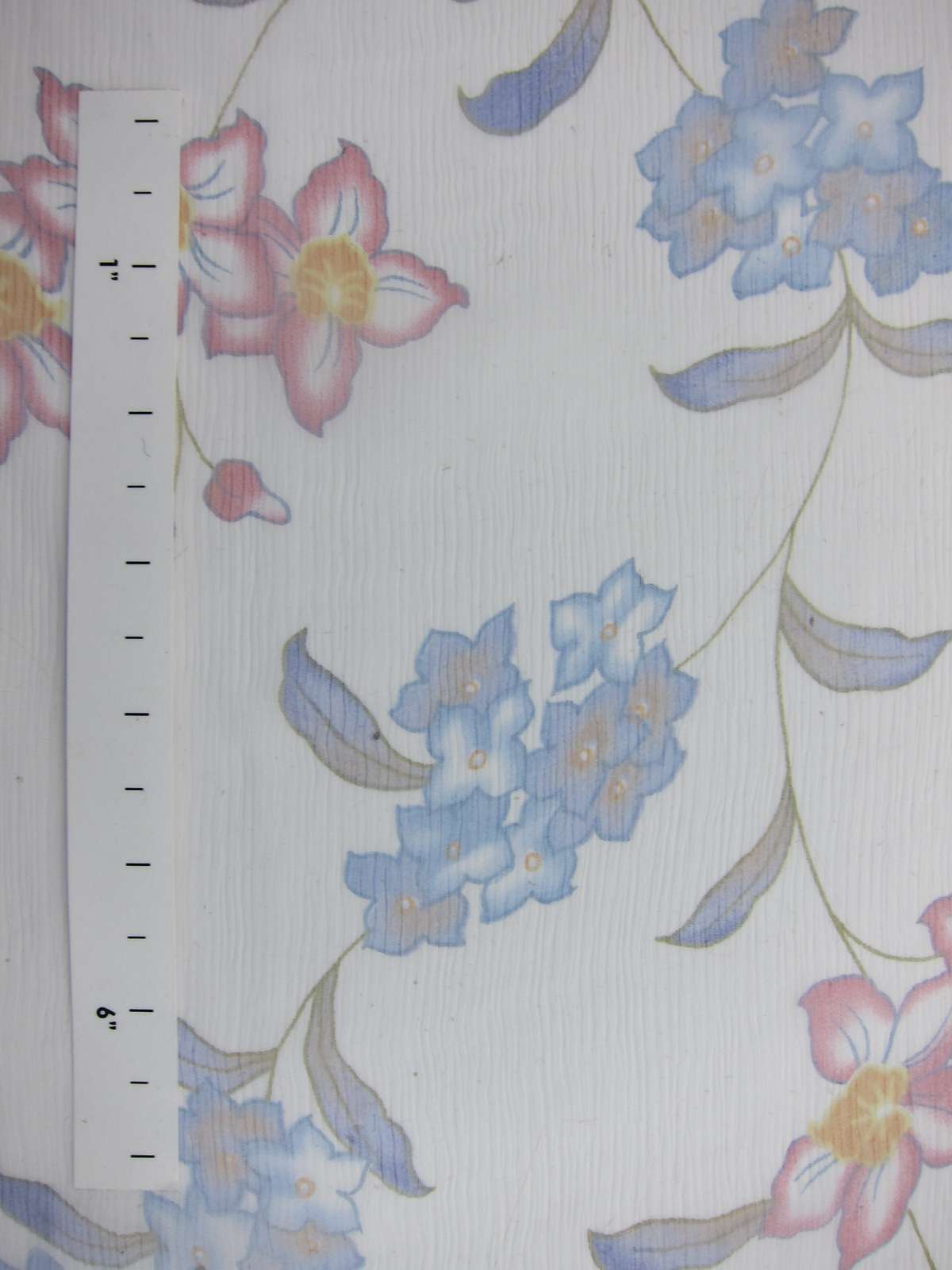 Printed Silk Crinkle Chiffon0