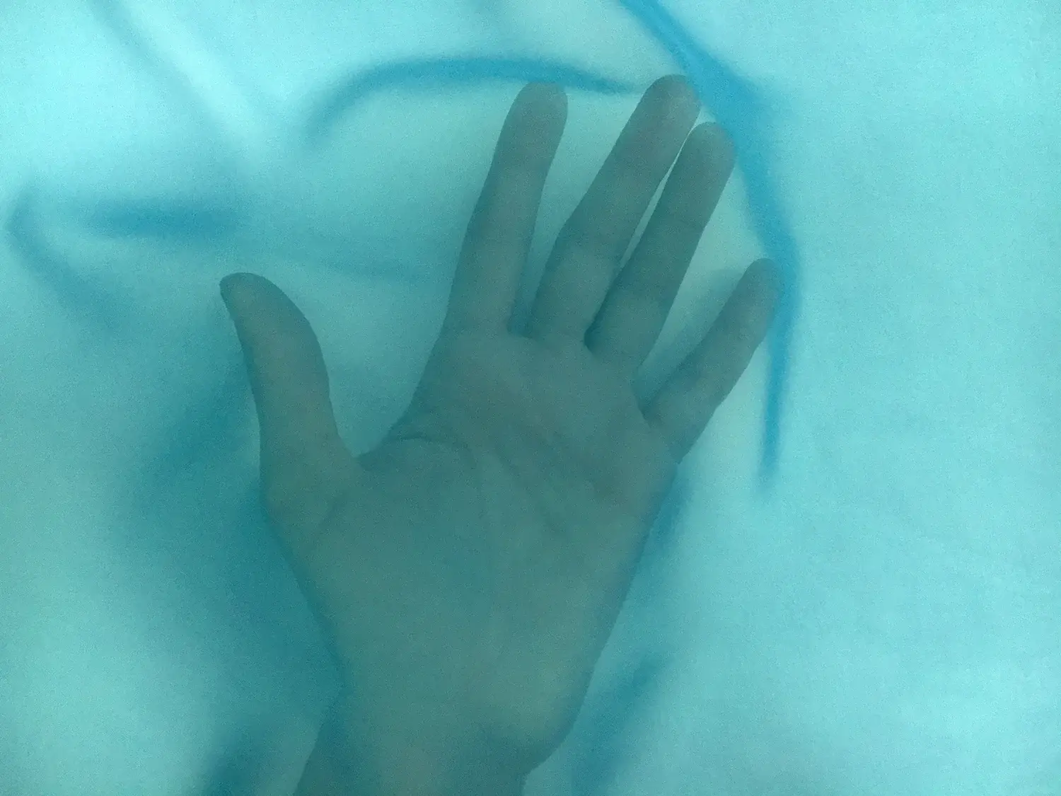 Japanese Polyester Chiffon in Sea Blue2