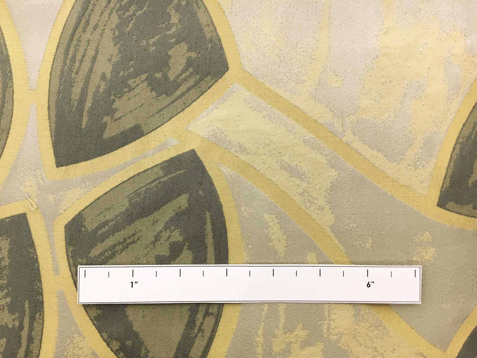 Silk and Cotton Damask with Large Leaves1