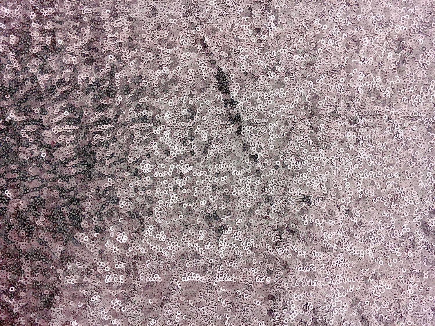 Mini Sequins on Stretch Tulle in "New" Pewter2