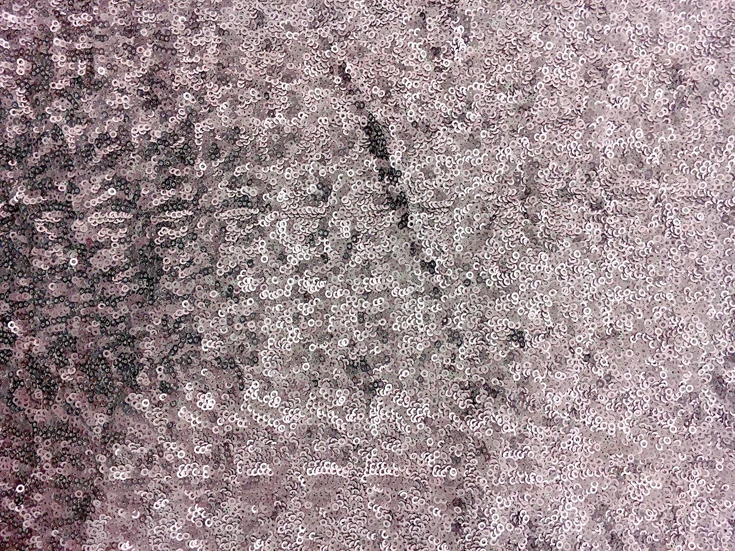 Mini Sequins on Stretch Tulle in "New" Pewter2