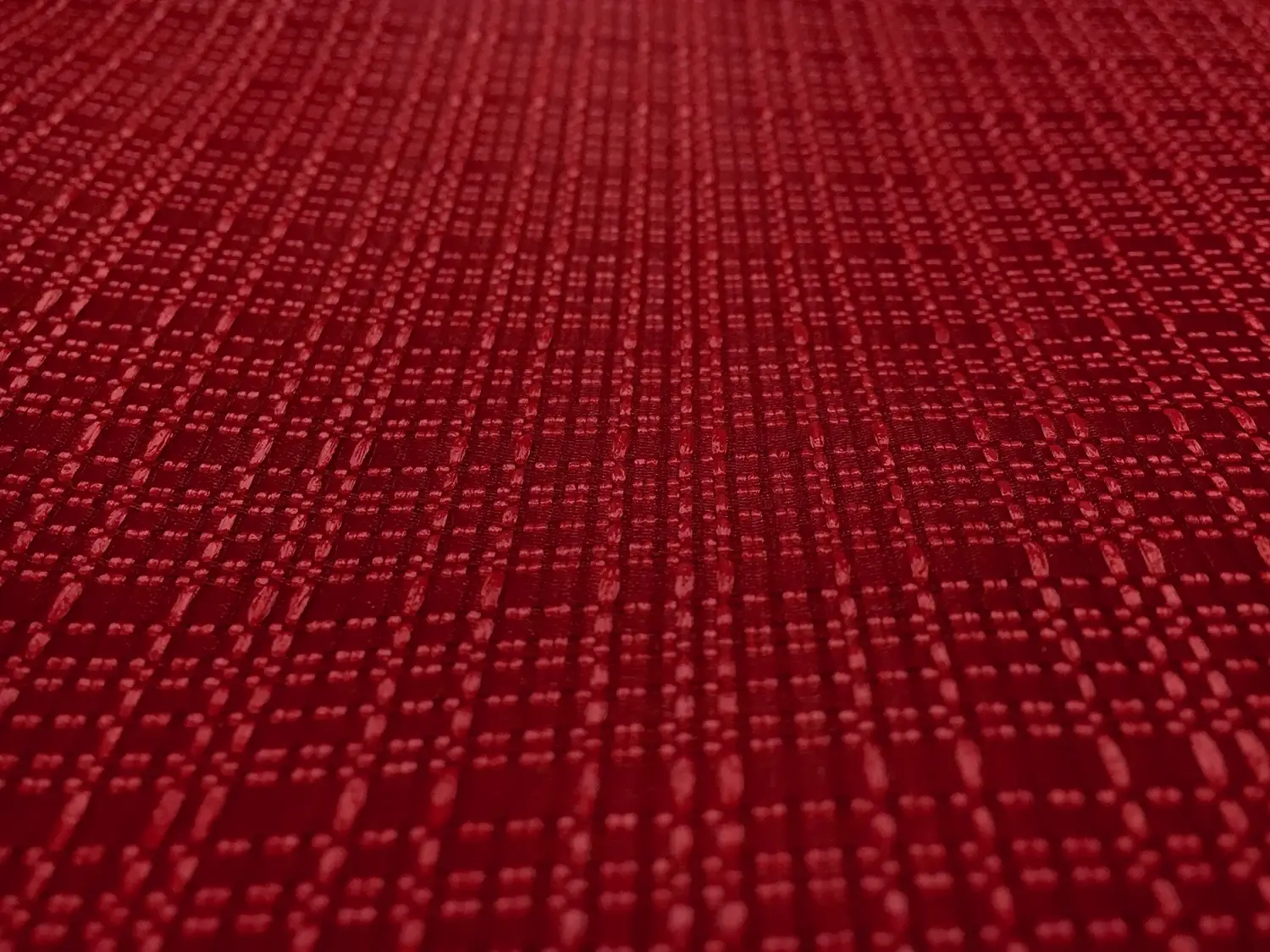 Silk and Viscose Blend Raffia Gazar in Red0