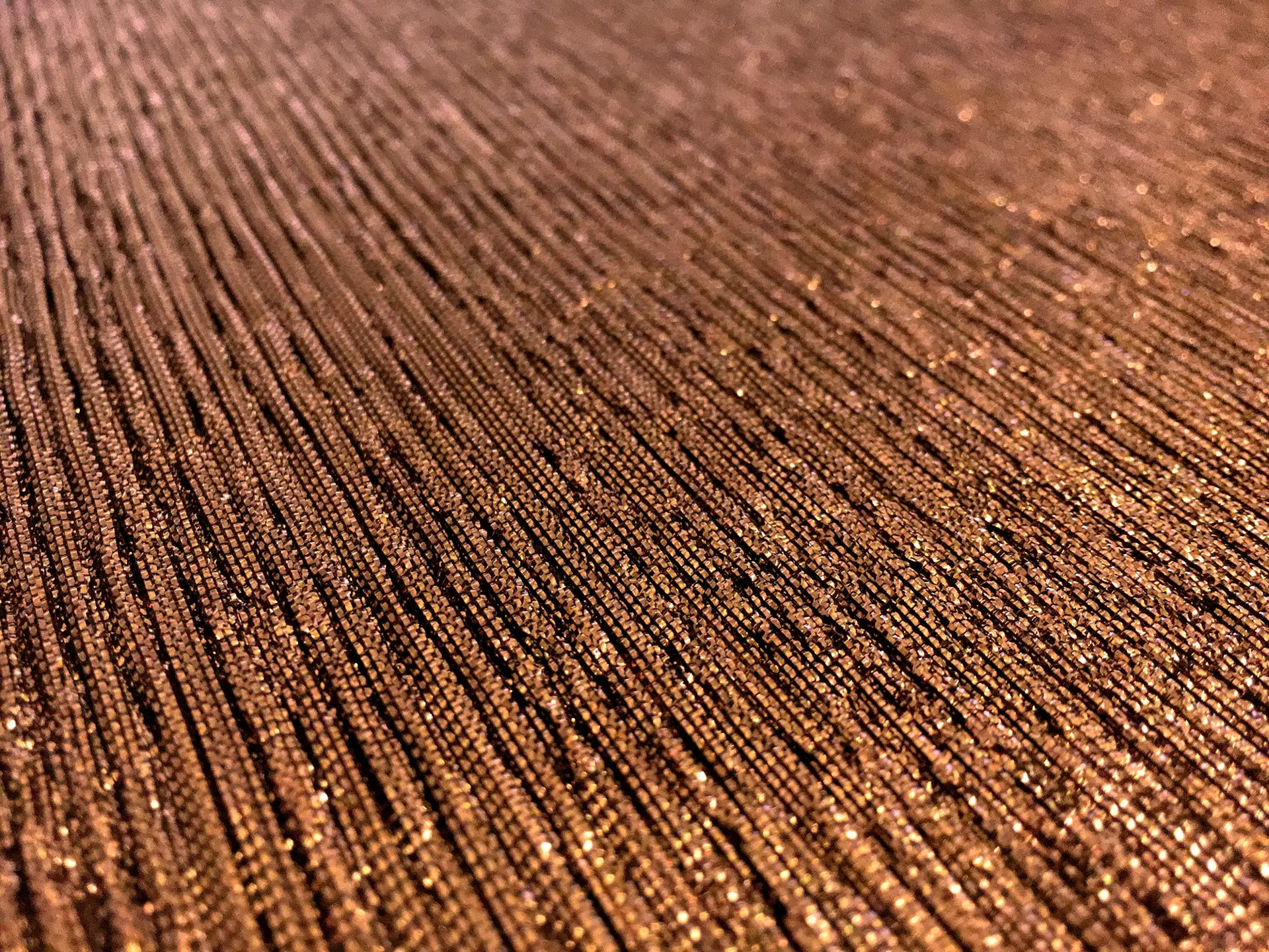 Metallic Organza Pleated Cloqué in Rust1