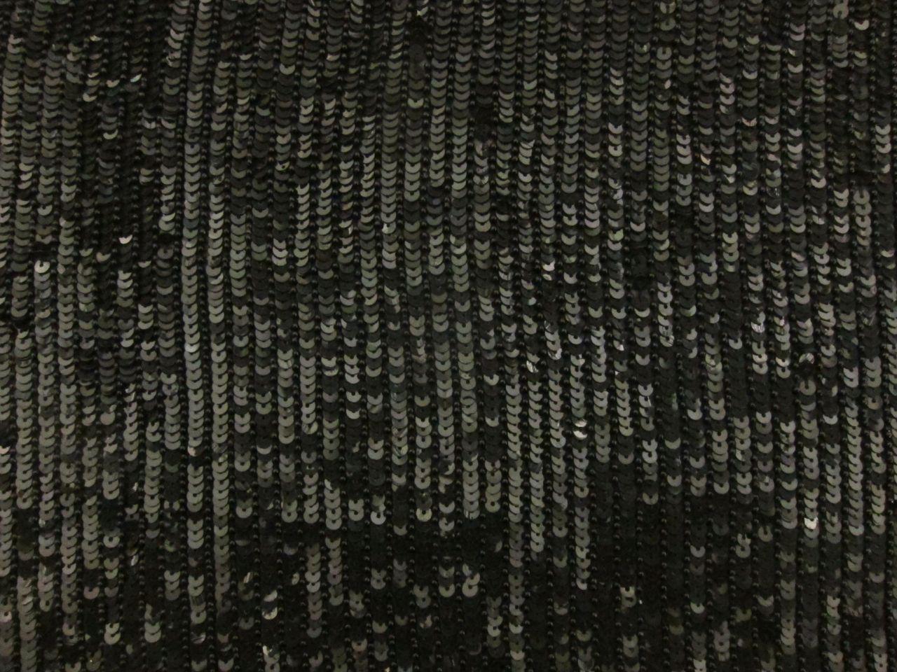 Sequins and Beads on Silk Chiffon0