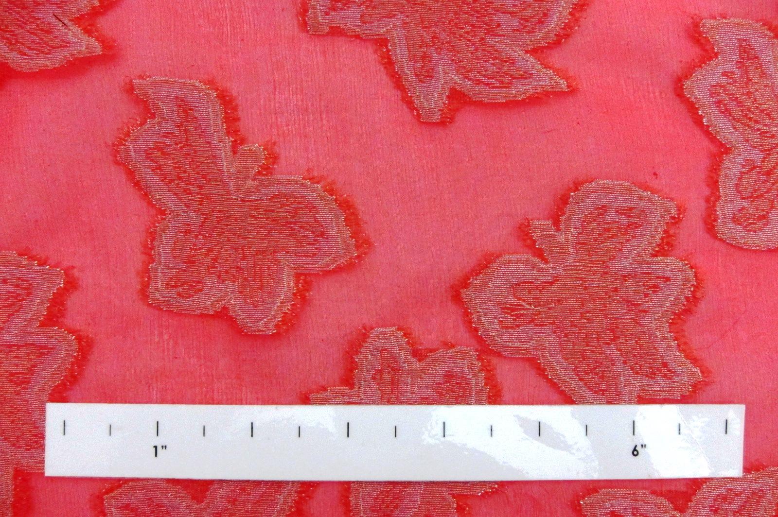 Metallic Silk Fil Coupé Chiffon1