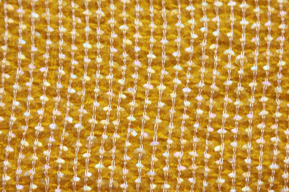 Sequins on Silk Chiffon2