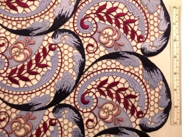Metallic Guipure Lace0