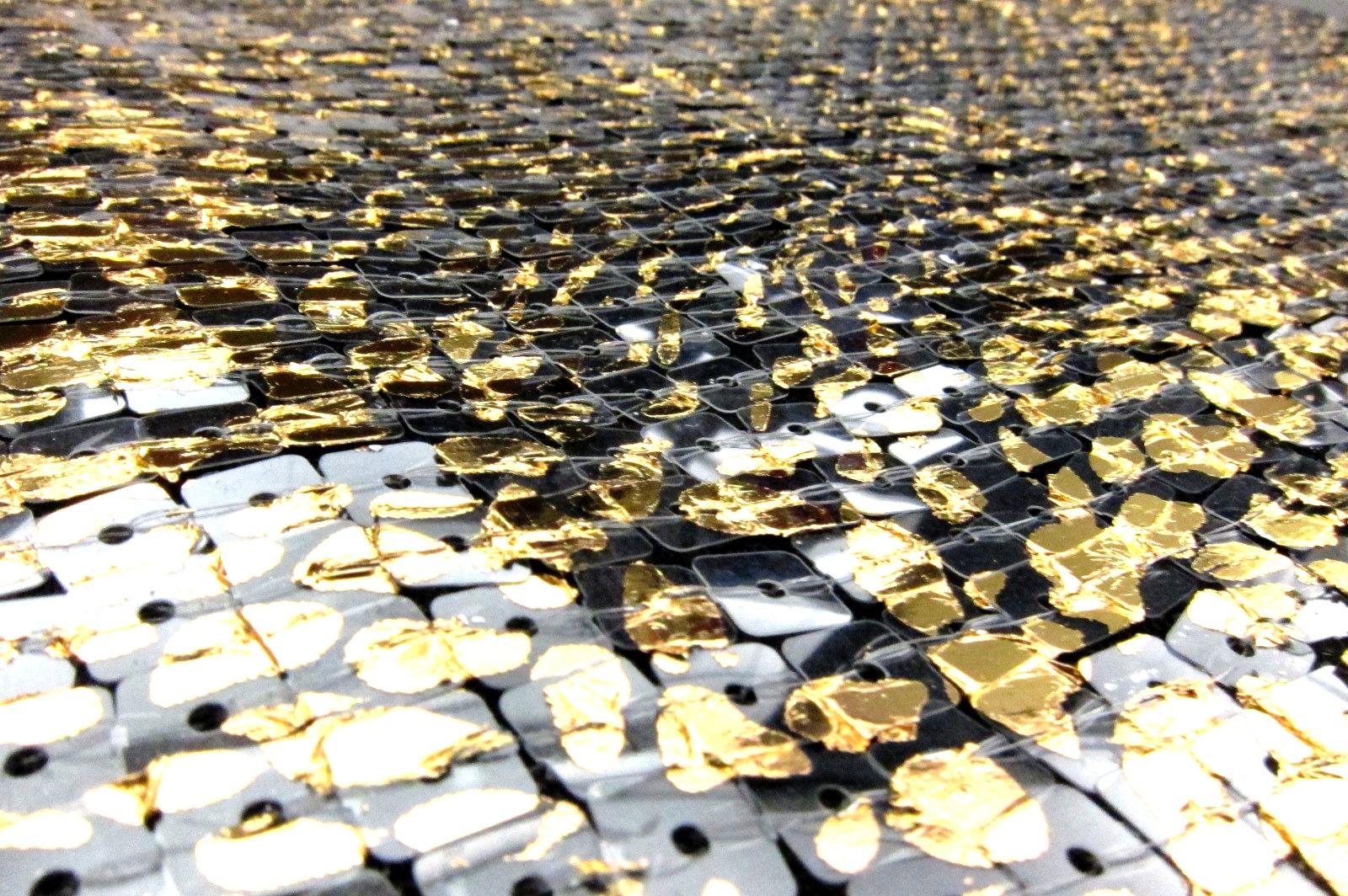 Printed Metallic Sequins on Lace2