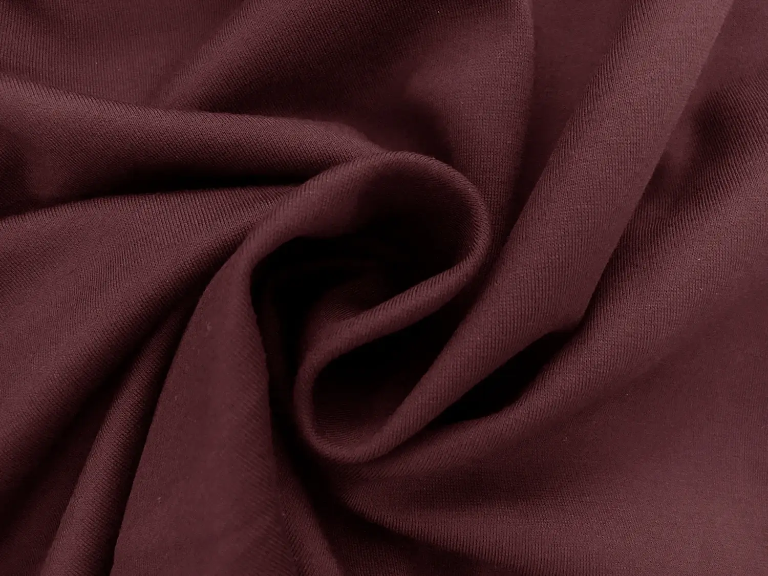 Lightweight Rayon Blend Ponte Knit in Wine2