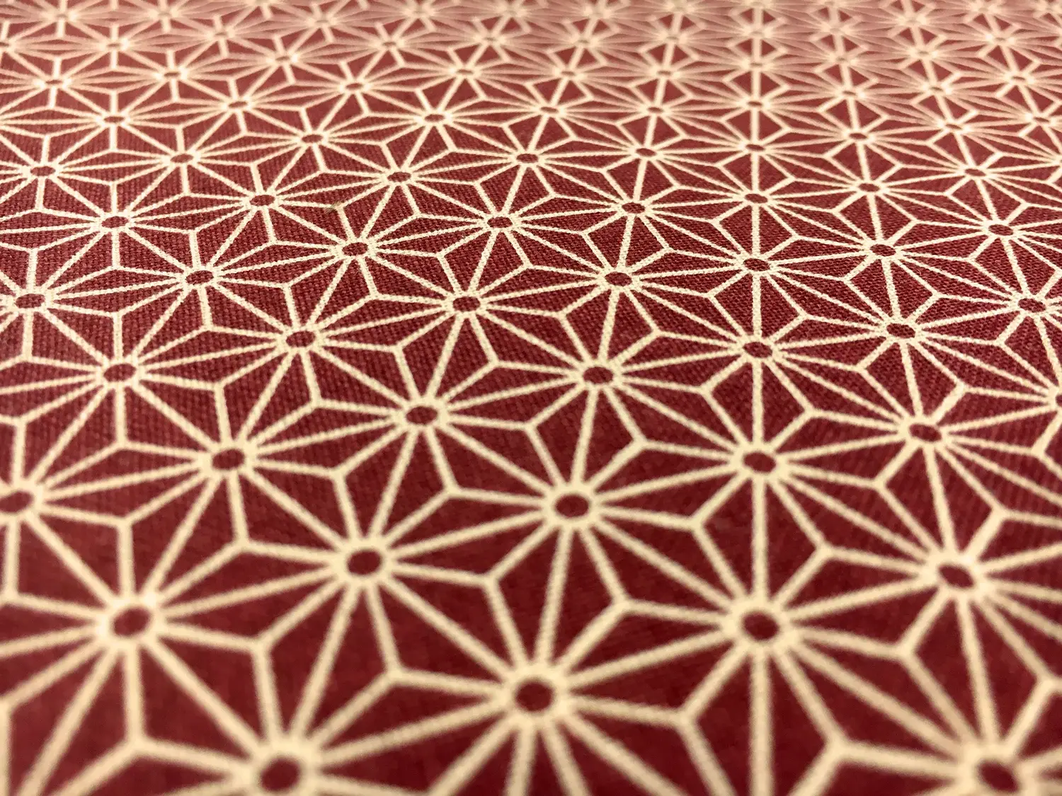 Japanese Printed Midweight Cotton with Geometric Tessellations 2