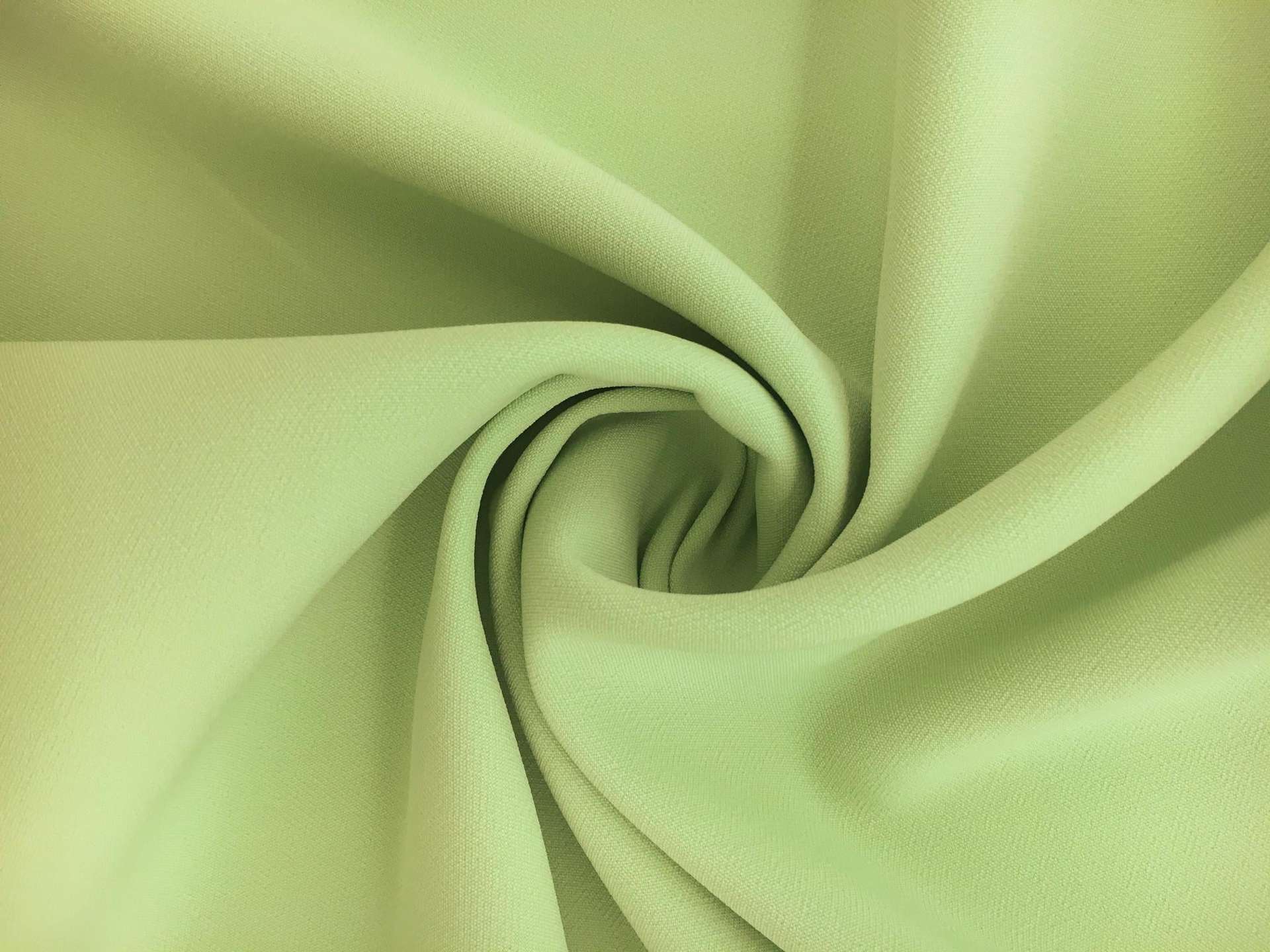 Polyester Stretch Crepe in Mint Green